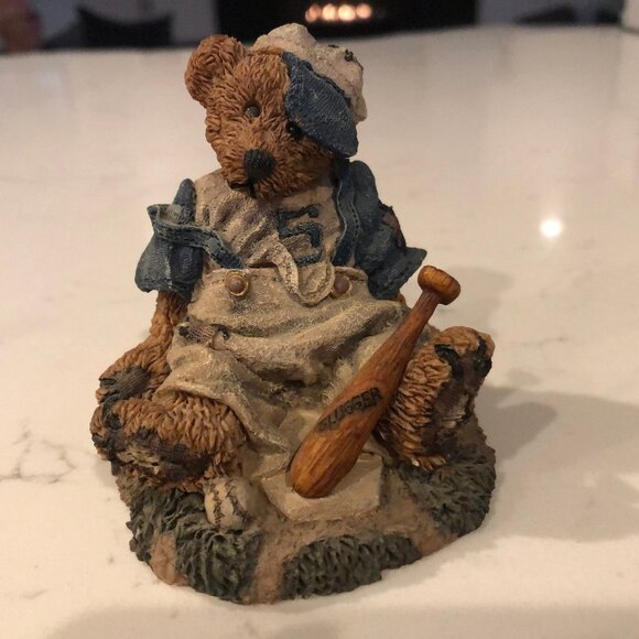 Boyds Bears & Friends Resin Figurine Style # 2218 Homer on the Plate 3rd Edition - Picture 1 of 6
